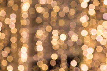 Bokeh using christmas lights 