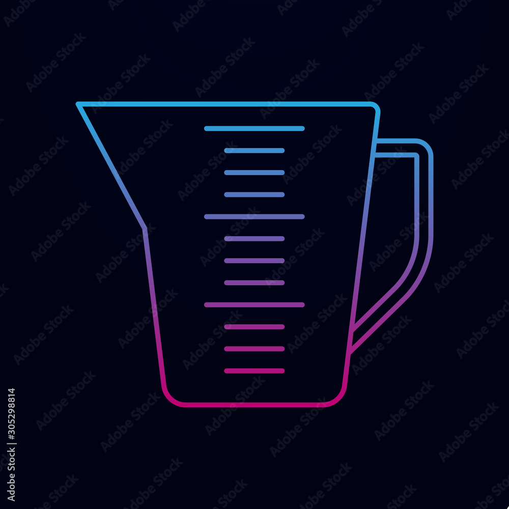 Poster volume meter nolan icon. simple thin line, outline vector of measure icons for ui and ux, website or