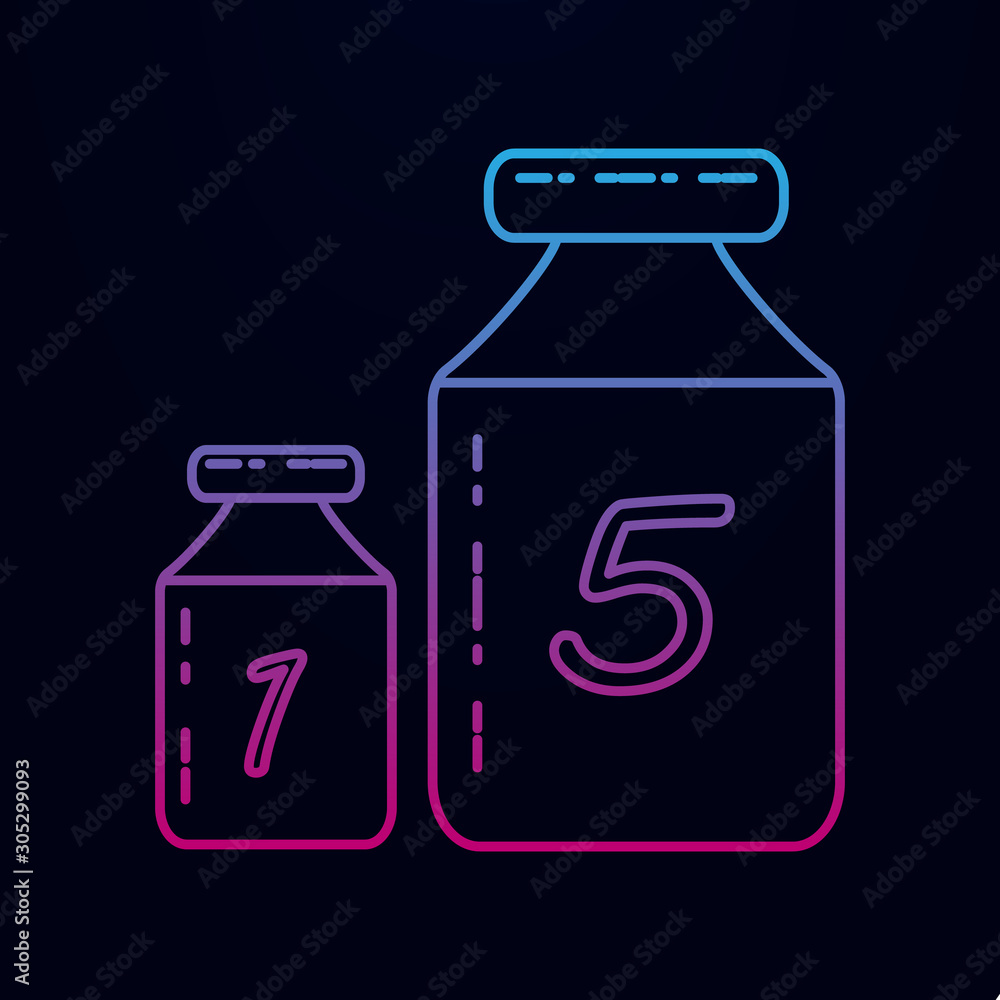 Poster weight for weights nolan icon. simple thin line, outline vector of measure icons for ui and ux, webs