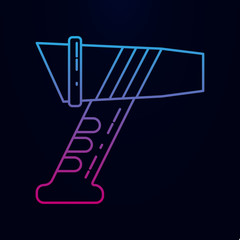 Laser measuring instrument nolan icon. Simple thin line, outline vector of measure icons for ui and ux, website or mobile application