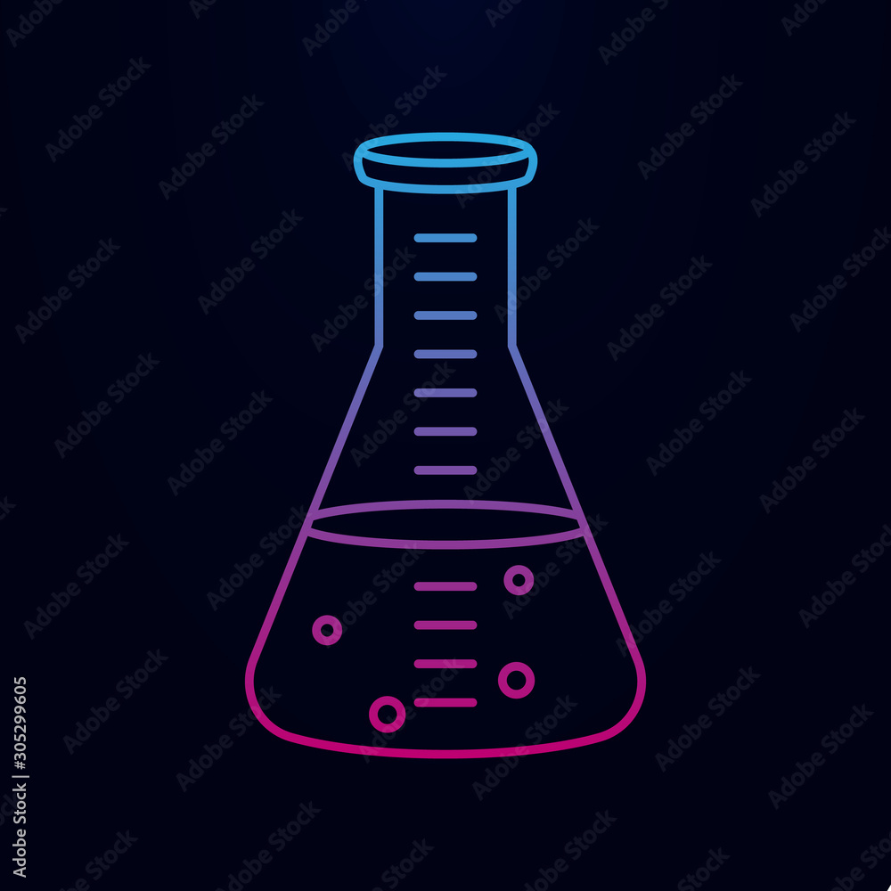 Poster measuring tube nolan icon. simple thin line, outline vector of measure icons for ui and ux, website 