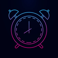 Alarm clock nolan icon. Simple thin line, outline vector of measure icons for ui and ux, website or mobile application