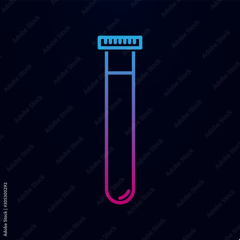 Aufkleber vial nolan icon. simple thin line, outline vector of medecine icons for ui and ux, website or mobile