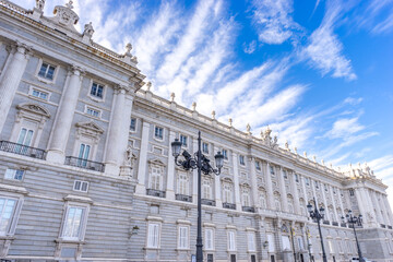 Obraz premium Royal Palace in Madrid, Spain 