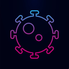 Virus nolan icon. Simple thin line, outline vector of medecine icons for ui and ux, website or mobile application