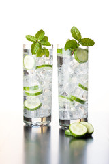 Cucumber Mint Sparkling Water Beverage