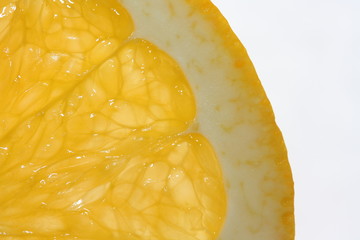 Slice of juicy orange