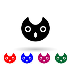 monster multi color icon. Simple glyph, flat vector of monsters icons for ui and ux, website or mobile application
