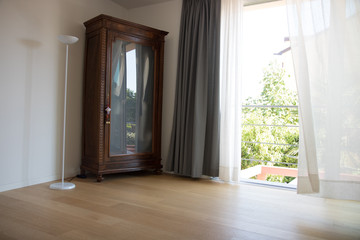Elegant empty interiors, horizontal background photo