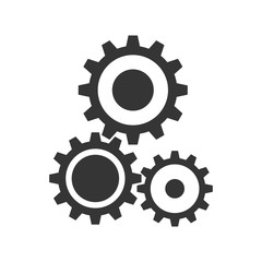 Gear icon - vector