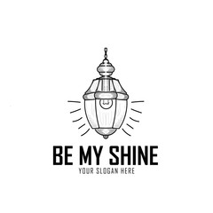 classic and retro lamp unique traditional logo designs