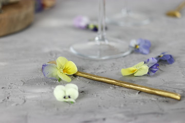 Rosé wine with floral notes