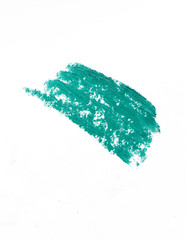 Smear of mint color brush.