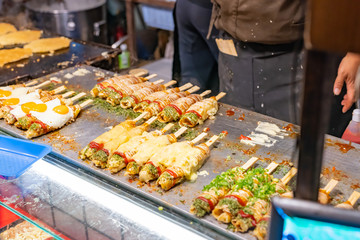 縁日のはし巻き