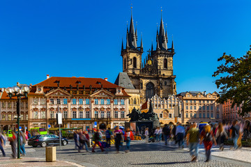 Fototapeta premium Rynek Starego Miasta w Pradze, Czechy