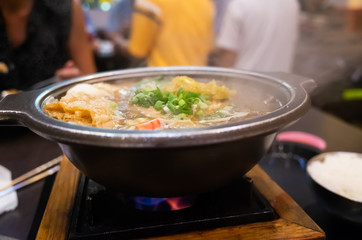 stinky tofu hot pot at Taiwan