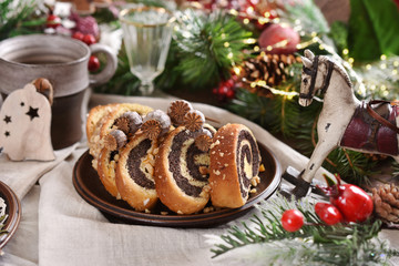 poppy seed roll for Christmas