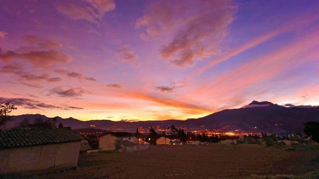 Andes mountain range, Cotacachi volcano, Ecuador