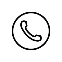 Phone icon vector logo template