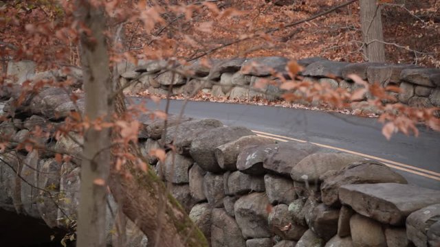Boulder Bridge - close shot from south end  - Rock Creek Park - Washington, DC - Autumn