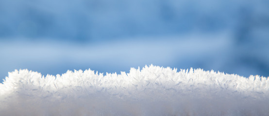 beautiful frozen snowflakes Christmas background