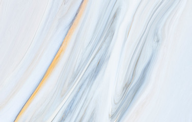 Fototapeta premium Marble rock texture blue ink pattern liquid swirl paint white dark Illustration background for do ceramic counter tile silver gray that is abstract waves for skin wall luxurious art ideas concept.