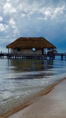 house on stilts Belize