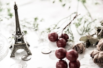 テーブルの上の小物