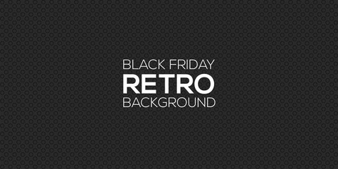 Black friday retro background