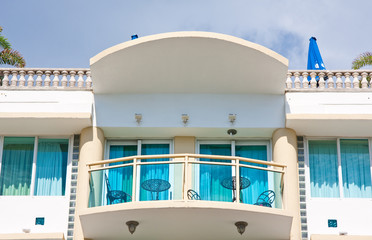 Art Deco building Balcony