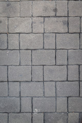 Roads, paved walkways, stone blocks