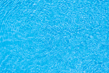Blue color of wave and reflection