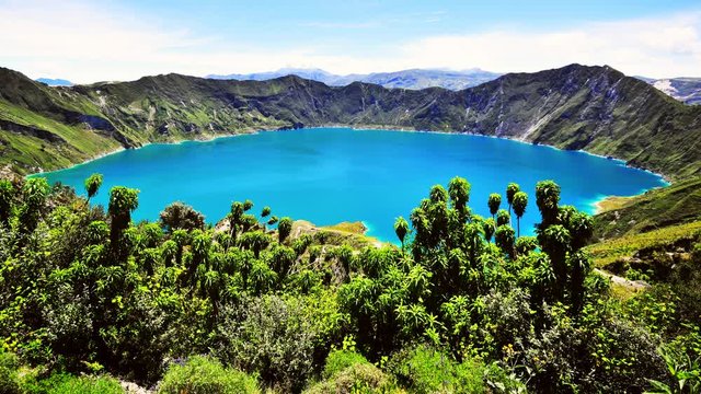 Lugares m&aacute;gicos, laguna de Quilotoa, Ecuador