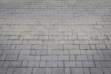 Roads, paved walkways, stone blocks