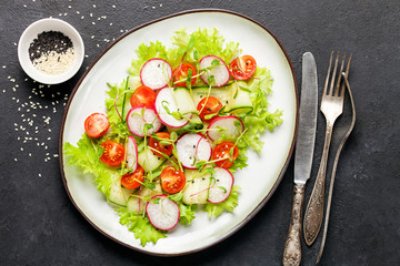  fresh vegetable salad