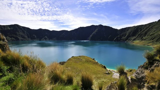 Lugares m&aacute;gicos, laguna de Quilotoa, Ecuador