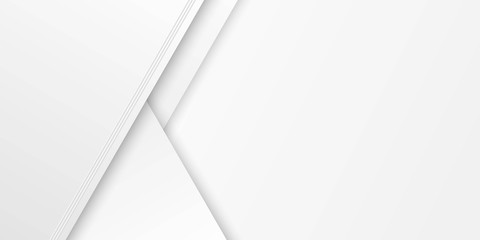 Obraz premium White background of paper cut with blank copy space