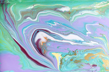 Mixed colored paints background. Multicolor burst pattern.