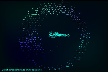 Vector neon background.