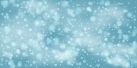 Snowflakes, snowfall.