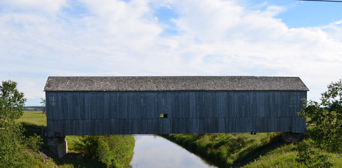 Summer in New Brunswick: Sawmill Creek Covered Bridge near Hopewell