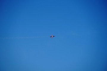 military jet in the sky
