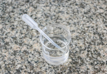test tube glass in the science room