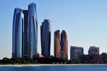 skyscrapers in abu dhabi uae