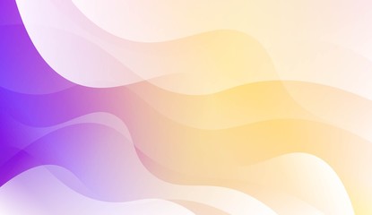 Obraz premium Vibrant And Smooth Gradient Soft Colors Wave Geometric Shape. For Cover Page, Poster, Banner Of Websites. Vector Illustration.