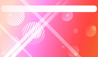 Colorful Gradient Color Background with Line, Circle. Wallpaper. For Your Design Ad, Banner, Cover Page. Vector Illustration.