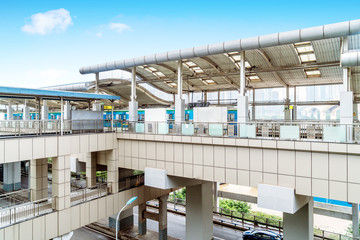 Subway station in chongqing ,china