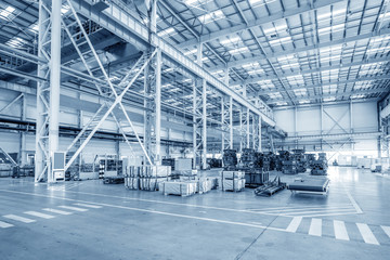 Automobile factory warehouse