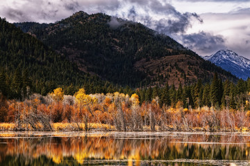 autumn in the mountains