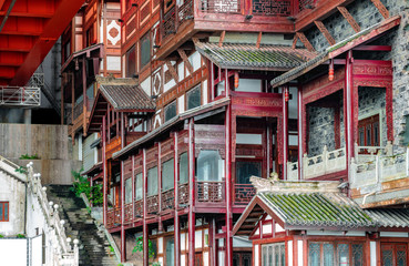 Chongqing Hongyadong Ancient Building